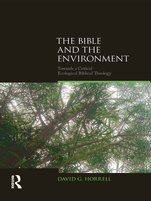 Title details for The Bible and the Environment by David G. Horrell - Available
